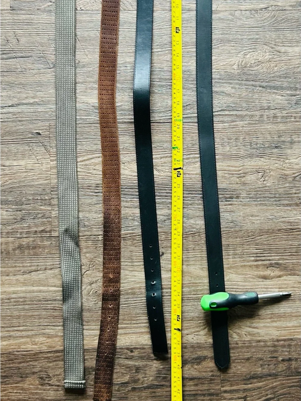 4 Black and Brown Leather Men's Belt - Classic